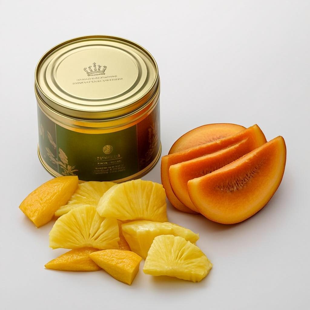 Échantillon Wema Fruits Sirop - Fruits Tropicaux au Sirop