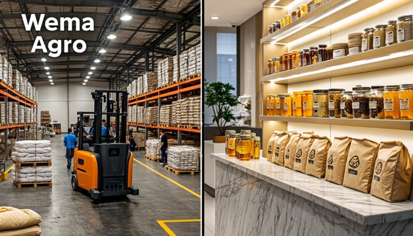 Vente en gros et au détail dans les entrepôts et boutiques Wema Agro